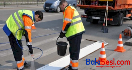 Bu yolda rənglənmə işləri aparılacaq