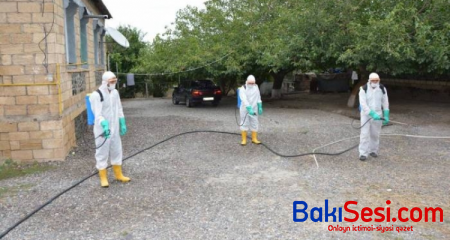 Tərtər rayonunda koronovirusa qarşı dezinfeksiya işləri davam etdirilir