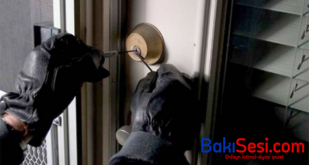 Yasamalda evdən 40 min dollarlıq oğurluq olub