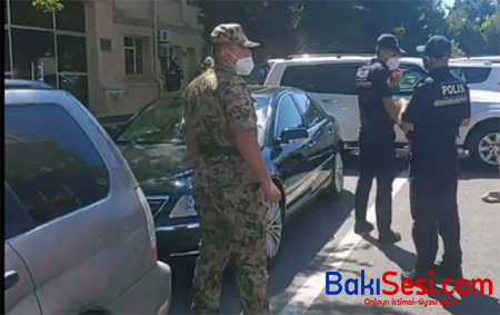 Nazirlik binasında baş verən yanğın söndürüldü (Yenilənib)
