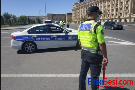 Polis karantin rejim qaydalarının təmin olunması ilə bağlı fəal iş aparır
