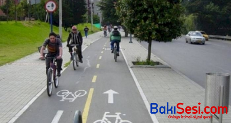 Şəhərdə velosiped sürənlərə xəbərdarlıq