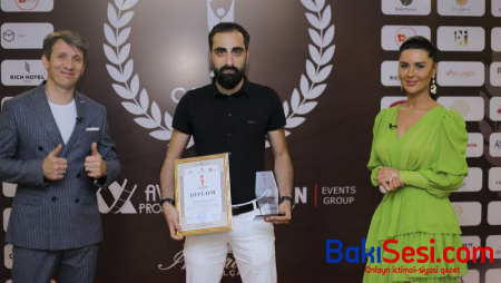 Elşən Gəncəvi "CASPIAN AWARDS" 2020 Mükafatına layiq görüldü