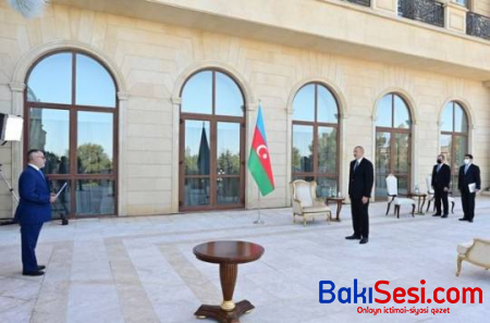 Prezident ölkəmizə yeni təyin olunmuş səfirin etimadnaməsini qəbul etdi - FOTO