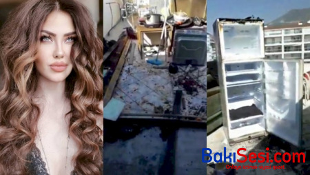 Məşhur müğənninin evi yandı - Video