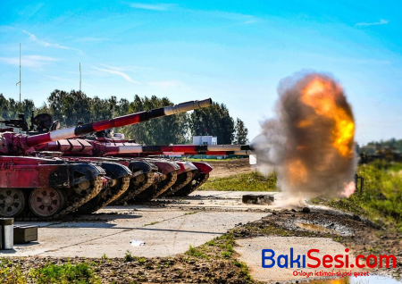 Azərbaycan tankçıları Rusiya və Çinlə yarışacaq - FOTO