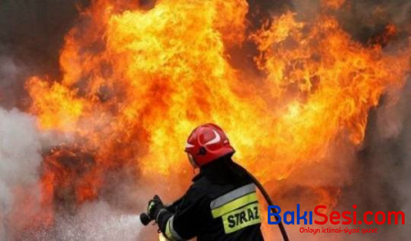 Bakıda fərdi yaşayış evi yanıb