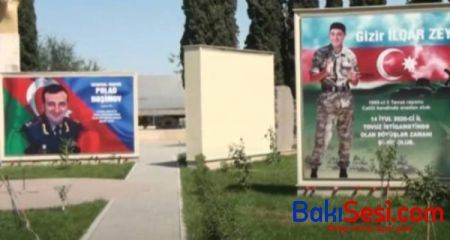 Tovuz şəhidlərinin xatirəsinə abidə qoyulub - Video