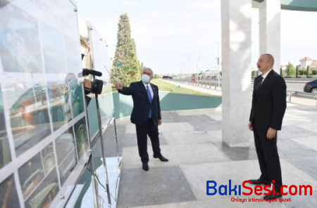 Prezident İlham Əliyev Bakıda yerüstü piyada keçidinin açılışında iştirak edib - YENİLƏNİB