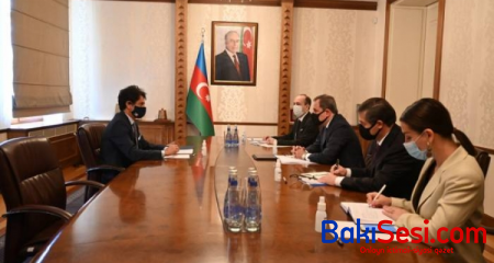 Ceyhun Bayramov İtaliya səfiri ilə görüşüb