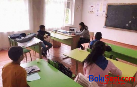 Bu erməni qızı Beyrutdan gəlib  Kəlbəcərin kəndində müəllimlik edir...-FOTOLAR...