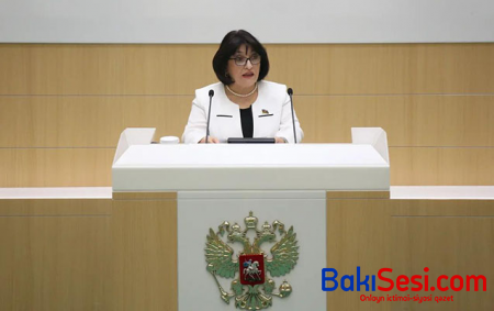 Sahibə Qafarova Rusiya Federasiya Şurasında Qarabağdan danışdı - FOTO