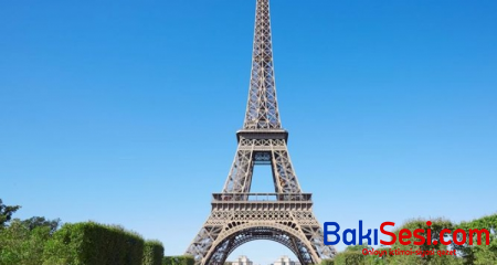 Eyfel qülləsinə bomba qoyulması barədə məlumat daxil olub