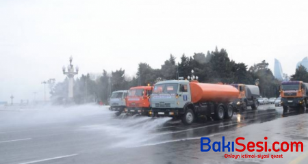 Sabah gücləndirilmiş dezinfeksiya işləri aparılacaq