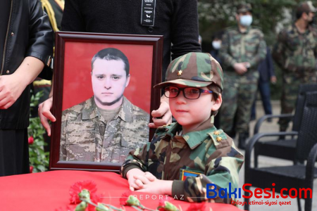 Ordumuzun şəhidi Dmitri Solnsevlə vida mərasimi keçirildi