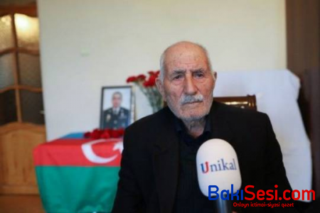 Şəhid Milli Qəhrəmanın atası: “Şükür Həmidovun qanı doğulduğu torpağa tökülüb”