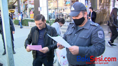 Polis karantin qaydalarına nəzarəti gücləndirdi