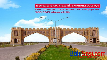“Bakcell” Bərdə sakinlərinə dəstək göstərdi
