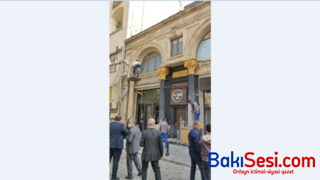 Tarixi binanın fasadını boyayan icarədar və sahibkar cəzalandırılıb