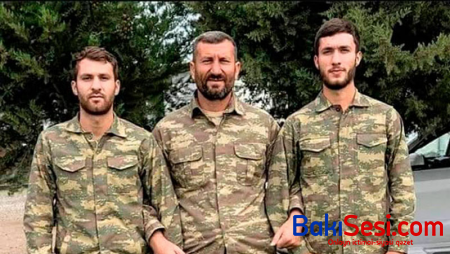 Oğlanları ilə birgə döyüşüb şəhid olan ata... - VİDEO