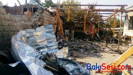 Düşmən Ağdamı atəşə tutub, evə və mağazaya ziyan dəyib