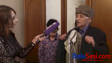 Dədə Süleyman Şuşada geyinmək üçün kostyum tikdirib - Video