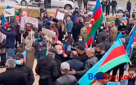 Ağdamla bağlı Şəhidlər Xiyabanında qələbə yürüşü - VİDEO
