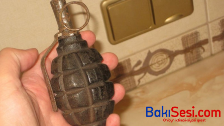 Bakıda qəbiristanlıqdan qumbara tapıldı