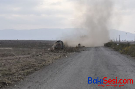 Ağdam yolu minalardan təmizlənir - FOTO