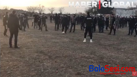 Hikmət Hacıyev “Qarabağ”lı oyunçularla “İmarət”də futbol oynadı - Video