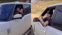 Müğənni əsgərin “Range Rover“ sürmək arzusunu yerinə yetirdi