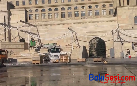 Bakıda parada hazırlıq başlanıldı - FOTO