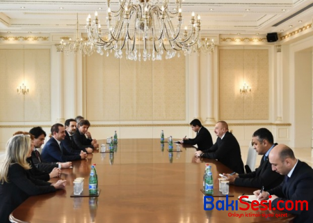 İlham Əliyev İtaliya Deputatlar Palatasının sədr müavinini qəbul etdi - FOTO