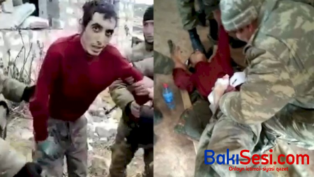 Qarabağda silahlı erməni ələ keçirildi - Video