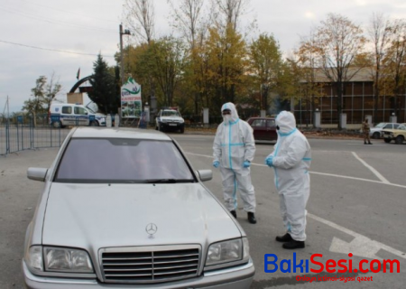 Bərdədə koronavirus xəstəsi maşını ilə hərəkət edərkən saxlanıldı