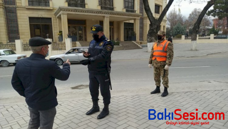 Maska taxmayan sürücü və sərnişinlər cərimələndi