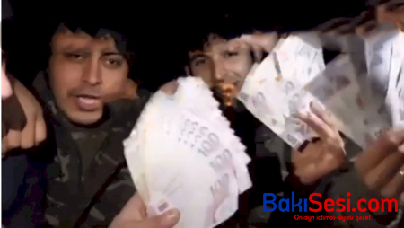 Qarabağ müharibəsində döyüşənlərə pul verildi – Video