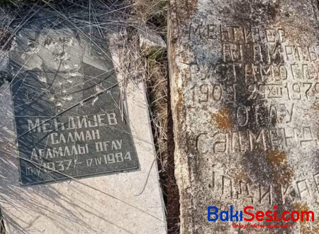 Ermənilər Cəbrayılda da qəbirləri dağıdıb - FOTO