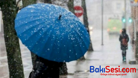 Bakıda sulu qar yağır - FAKTİKİ HAVA