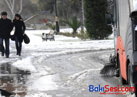 Şənbə günü yolları buz bağlayacaq
