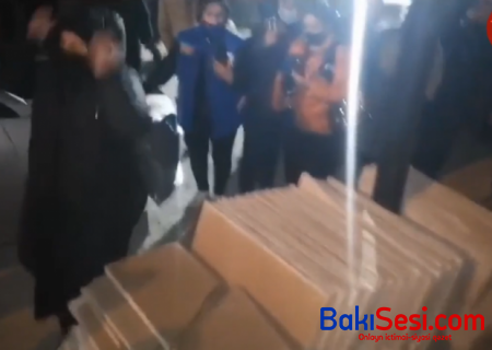 Qaradağda dəfn edilmiş şəhidlərin məzarlarını su basdı - FOTO