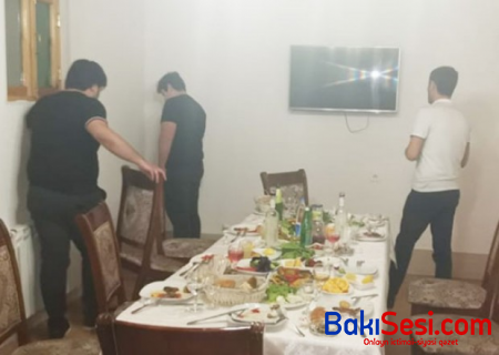 Qusarda kafe sahibi və müştəriləri polis şöbəsinə gətirildi
