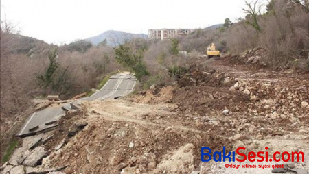 Bakı-Yalama dəmir yolunun tikintisində bədbəxt hadisə: Fəhlələr torpaq altında qaldı