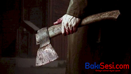 Sumqayıtda qonşusunu baltalayan şəxs tutuldu