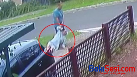 Atasını yerlə sürüyüb, maşınla üstündən keçdi - VİDEO