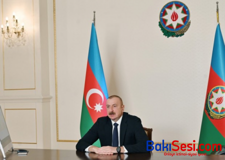 Prezident yeni sədri videoformatda qəbul etdi