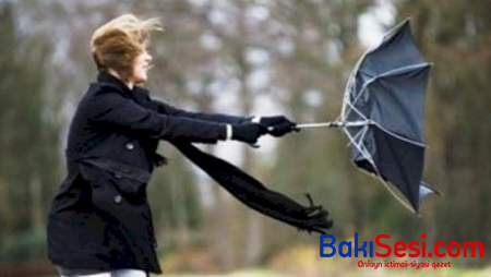 Hava ilə bağlı xəbərdarlıq - Güclü külək başlayır