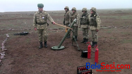 Minaatan batareyalarının döyüş atışlı təlim məşqləri davam edir - Video