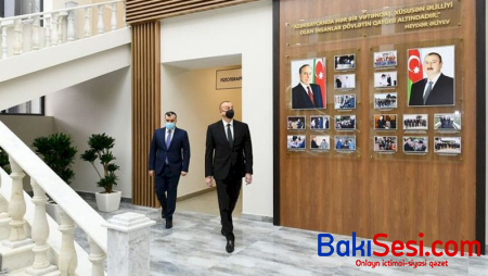 Prezident Şağanda pansionatın açılışında iştirak etdi - FOTOLAR