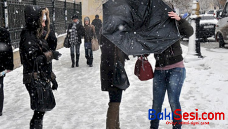 Güclü küləkli və çovğunlu hava ilə bağlı FHN-dən XƏBƏRDARLIQ